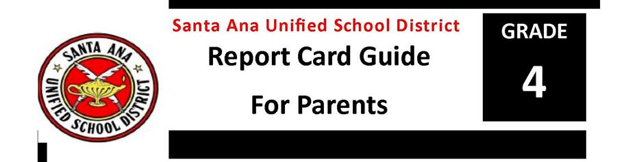 Report Card Guide Grade 4 